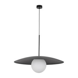 Lustr na lanku SLATE 1xE27/15W/230V pr. 65 cm černá