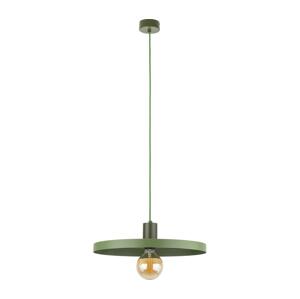 Lustr na lanku SILA 1xE27/15W/230V pr. 40 cm zelená