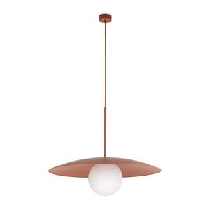 Lustr na lanku SLATE 1xE27/15W/230V pr. 65 cm cihlová
