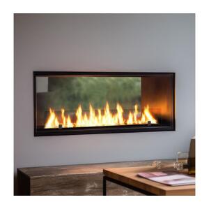 InFire InFire - Vestavěný BIO krb 48,5x123,5 cm 6kW černá