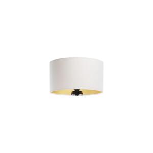 Stínidlo univerzální STANDART E27 pr. 45 cm bílá/zlatá