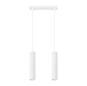 SL.1536 - Lustr na lanku KARBON 2xGU10/10W/230V bílá
