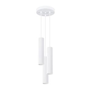 SL.1538 - Lustr na lanku KARBON 3xGU10/10W/230V bílá