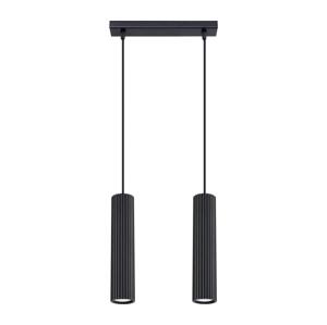 SL.1574 - Lustr na lanku KARBON 2xGU10/10W/230V černá
