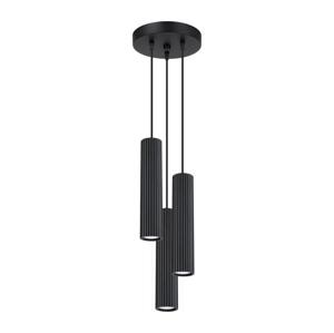 SL.1576 - Lustr na lanku KARBON 3xGU10/10W/230V černá