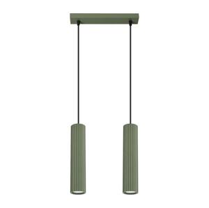 SL.1612 - Lustr na lanku KARBON 2xGU10/10W/230V zelená