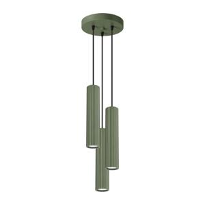 SL.1614 - Lustr na lanku KARBON 3xGU10/10W/230V zelená