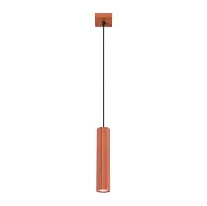 SL.1630 - Lustr na lanku KARBON 1xGU10/10W/230V červená