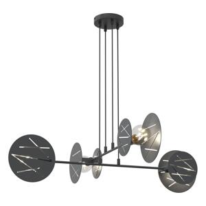 EMIBIG Lustr na lanku XOTIC 4xE27/15W/230V černá