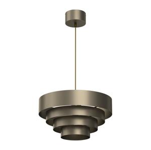 Lustr na lanku RINGS 1xE27/15W/230V mosaz