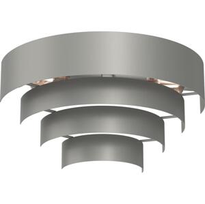 Nástěnné svítidlo RINGS 2xE27/15W/230V šedá