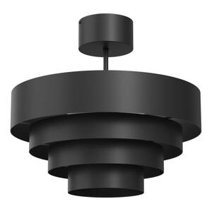 Přisazený lustr RINGS 1xE27/15W/230V černá
