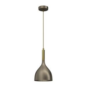 Lustr na lanku NOAK 1xE27/15W/230V mosaz/zlatá