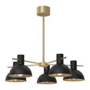 Lustr na tyči ESTATE MINI 5xE27/15W/230V černá