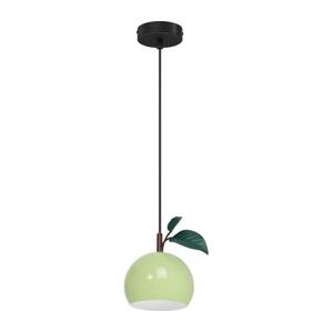 Lustr na lanku APPLE 1xE27/15W/230V zelená