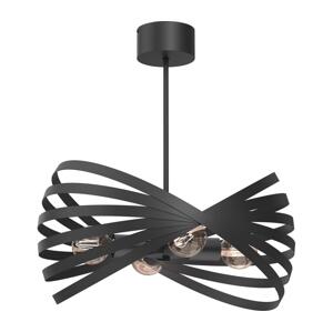 Lustr na tyči SPARKLE 4xE27/15W/230V černá