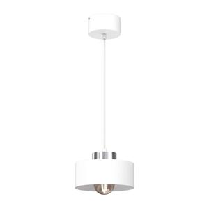 Lustr na lanku MARTI 1xE27/15W/230V bílá/chrom