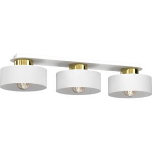 Stropní svítidlo MARTI 3xE27/15W/230V bílá/zlatá
