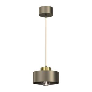 Lustr na lanku MARTI 1xE27/15W/230V mosaz/zlatá