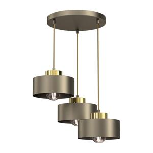 Lustr na lanku MARTI 3xE27/15W/230V mosaz/zlatá