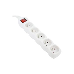 Prodlužovací kabel s vypínačem 5Z Typ E 3m bílá