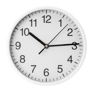 Nástěnné hodiny pr. 20 cm 1xAA bílá/černá
