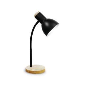 Stolní lampa MARMA 1xE27/60W/230V černá/kaučukovník