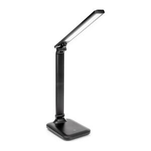 LED Stm. dotyk. lampa s bezdr. nabíjením a USB portem REMUS LED/5W/230V černá