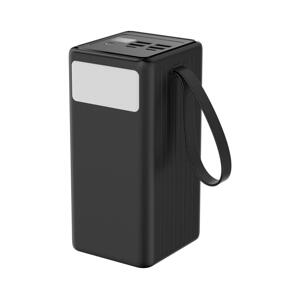 Power Bank 60000 mAh 20W PD 4xUSB-A + 2xUSB-C s LED svítilnou a USB-C kabelem 1m