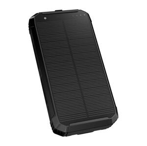 Power Bank s bezdr. nabíjením a sol. panelem Power Delivery 15W/10000 mAh černá