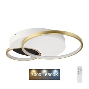 Stmívatelné stropní svítidlo BENITO LED/31W/230V 3000-6500K bílá/zlatá