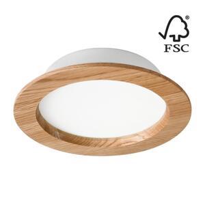 LED Podhledové svítidlo WOODY SPOT LED/16,5W/230V 4000K dub ø 18,5 cm