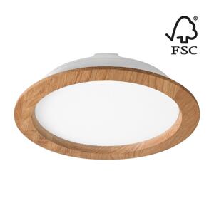 LED Podhledové svítidlo WOODY SPOT LED/23,5W/230V 4000K dub ø 23,5 cm