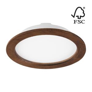 LED Podhledové svítidlo WOODY SPOT LED/23,5W/230V 4000K třešeň ø 23,5 cm