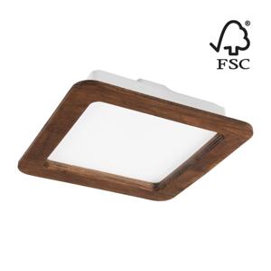 LED Podhledové svítidlo WOODY SPOT LED/17W/230V 3000K třešeň 18,5x18,5 cm