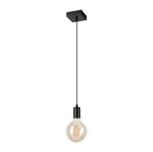 Lustr na lanku ASTRID 1xE27/60W/230V matná černá