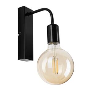 Nástěnné svítidlo ASTRID 1xE27/60W/230V lesklá černá