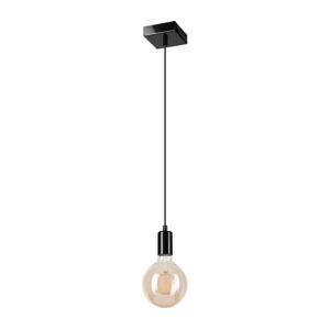 Lustr na lanku ASTRID 1xE27/60W/230V lesklá černá