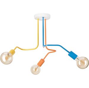 Přisazený lustr MATYLDA 3xE27/60W/230V pestrobarevná