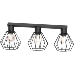 Bodové svítidlo LETI 3xE27/15W/230V černá