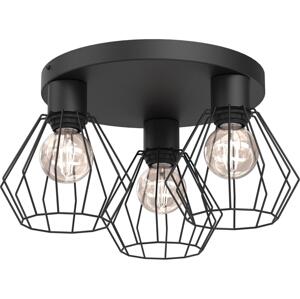 Bodové svítidlo LETI 3xE27/15W/230V černá