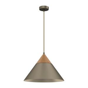 Lustr na lanku SINGLE 1xE27/15W/230V mosaz