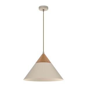 Lustr na lanku SINGLE 1xE27/15W/230V béžová