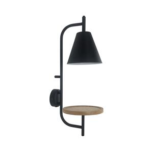 Rabalux Rabalux 71293 - Nástěnná lampa s poličkou AZOME 1xE27/15W/230V buk