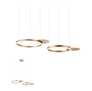 Redo Redo 01-2607 - LED Stmívatelný lustr na lanku SIGUA LED/99W/230V 3000K hnědá