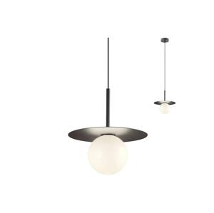 Redo Redo 01-2728 - Lustr na lanku PLATO 1xG9/10W/230V pr. 20 cm černá