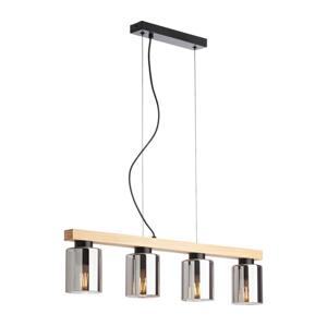 Redo Redo 01-3986 - Lustr na lanku ROTIS 4xE27/15W/230V