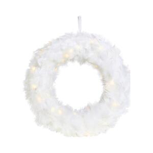 Markslöjd Markslöjd 705290 - LED Vánoční věnec FEATHER LED/1,2W/3xAA pr. 35 cm