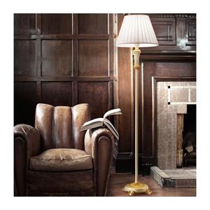 Ideal Lux Ideal Lux - Stojací lampa FIRENZE 1xE14/40W/230V bílá/zlatá