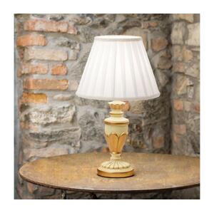 Ideal Lux Ideal Lux - Stolní lampa FIRENZE 1xE14/40W/230V bílá/zlatá